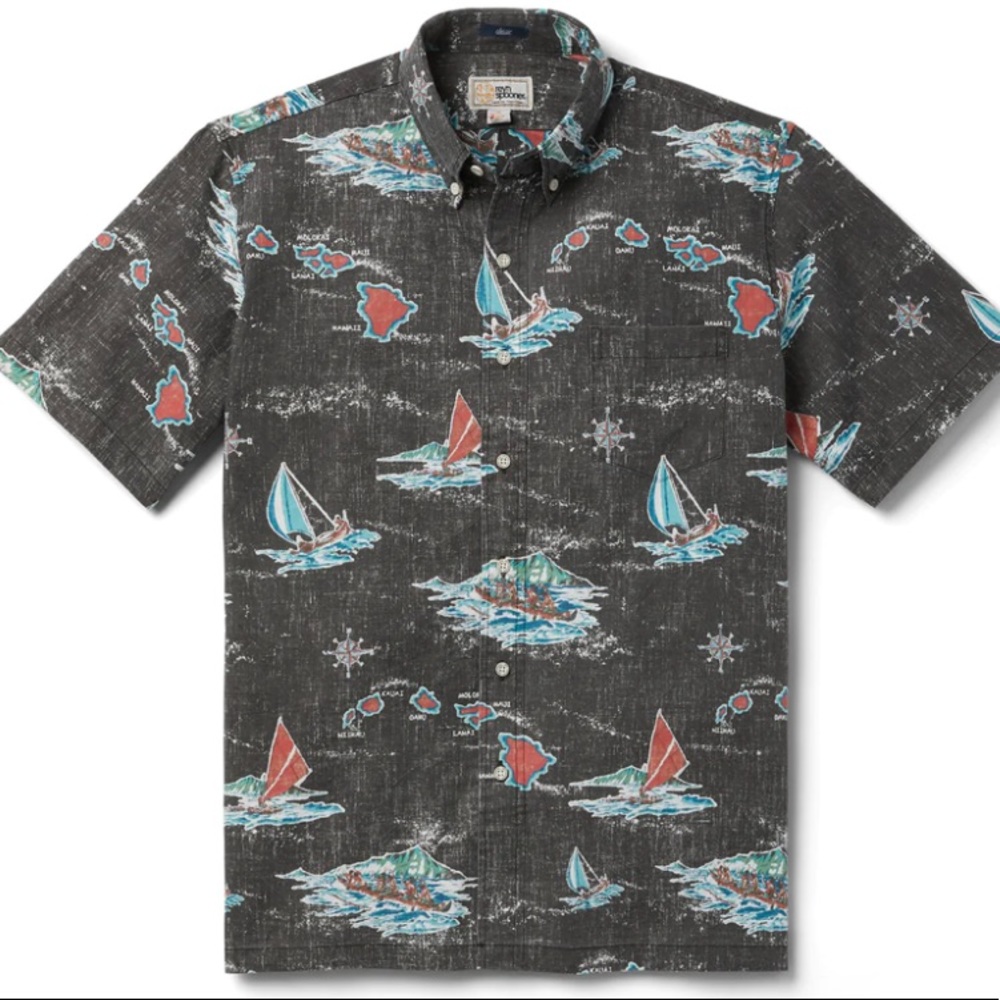 Reyn Spooner XXL Huki Hawaiian Shirt